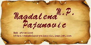 Magdalena Pajunović vizit kartica